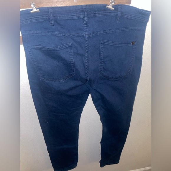 Jach's girlfriend medium wash straight fit stretch GF denim jeans size 38/32 - Picture 3 of 7